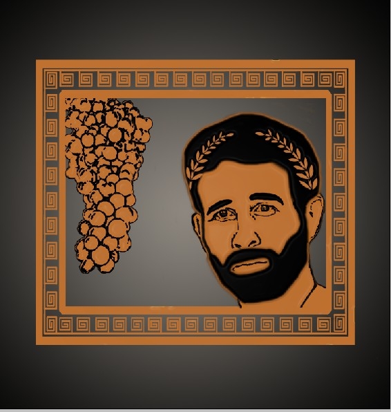 Creation of Fresco of Dionysus: Step 8